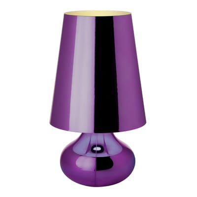 Lampe de table Cindy plastique violet - Kartell