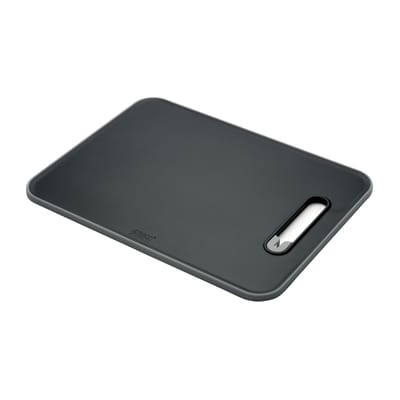 joseph - planche à découper slice en plastique, polypropylène couleur noir 22.89 x cm made in design