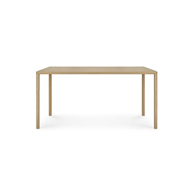 Table rectangulaire Air bois naturel / 160 x 80 cm - 6 personnes / Chêne - Ethnicraft