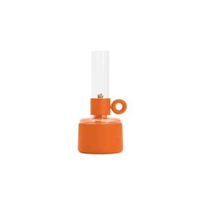 fatboy - lampe à huile flamtastique en plastique, verre borosilicaté couleur orange 22.89 x 22.5 cm made in design