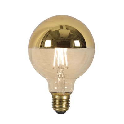 Ampoule LED filaments E27 verre or / 4 W - Culot doré - It's about Romi