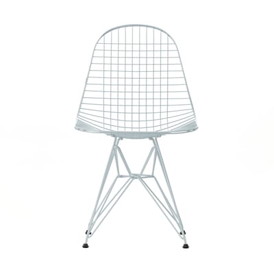 Chaise Wire Chair DKR Colours métal bleu / By Charles & Ray Eames, 1951 - Vitra
