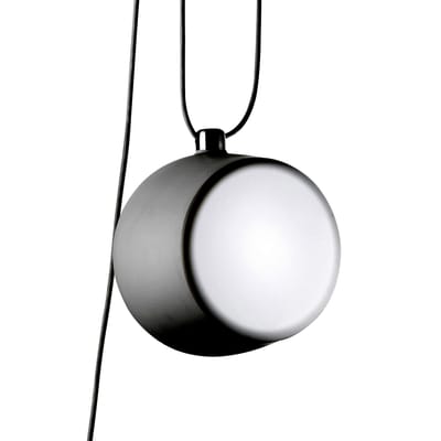 Flos Black - Pendant Aim - Painted Aluminium - Designer Ronan & Erwan Bouroullec 24.3Cm