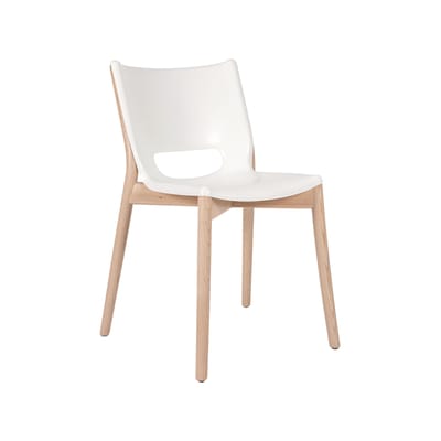 Alessi White - Chair Poêle Collection - Beechwood - Designer Philippe Starck