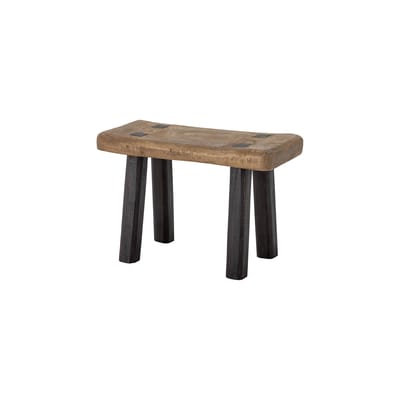 bloomingville - tabouret table d'appoint en bois, bois de manguier couleur naturel 45.5 x 20.5 30.5 cm made in design