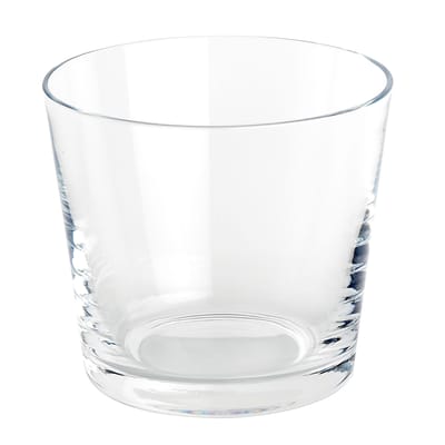 alessi - verre à eau tonale en couleur transparent 12 x 7.5 cm designer david chipperfield made in design