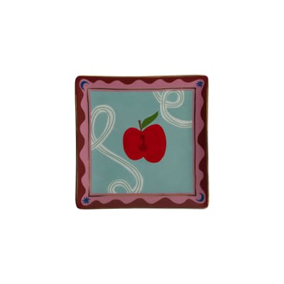 bitossi home - vide-poche pangea en céramique, porcelaine couleur multicolore 11 x 2 cm designer made in design