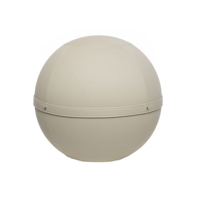 Pouf Ballon Outdoor Regular tissu beige / Siège ergonomique - Pour l'extérieur - Ø 55 cm - BLOON PAR