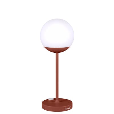 Lampe extérieur sans fil rechargeable Mooon! LED métal plastique rouge / H 41 cm - USB - Fermob