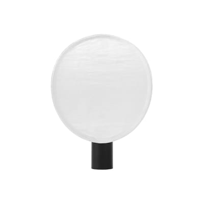 Lampe sans fil rechargeable Tense LED papier noir / Ø 34 cm - Tyvek - NEW WORKS
