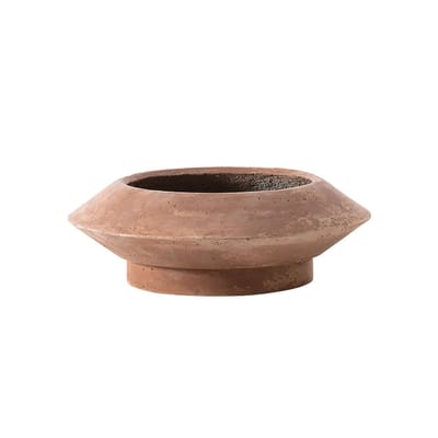 Pot de fleurs Bulbi Crocus pierre rouge marron / béton / Ø 73 x H 27 cm - Ethimo
