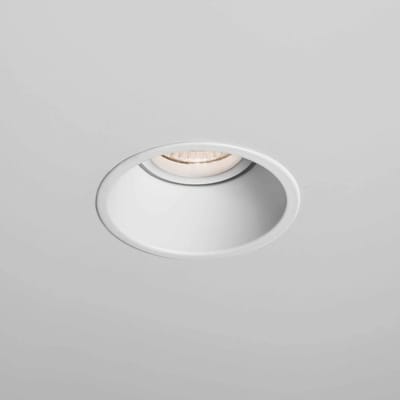 astro lighting - spot encastré minima en métal, acier laqué couleur blanc 16.13 x 2.95 cm made in design