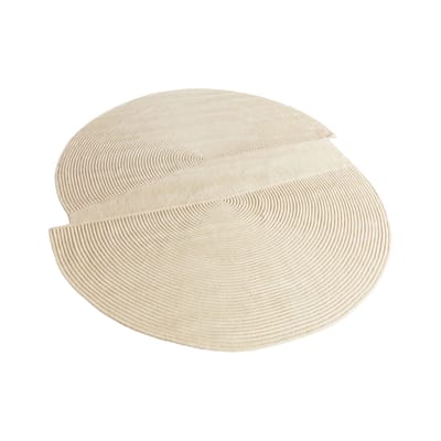 Tapis Zen Split tissu blanc / 250 x 291 cm - Bolia
