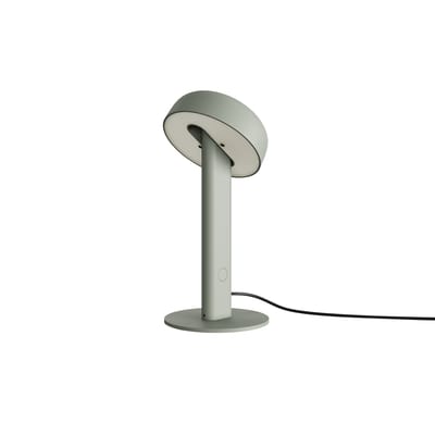 Lampe de table NOD LED métal vert gris / H 25 cm - TIPTOE
