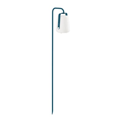 Accessoire métal bleu / Pied à planter pour lampes Balad - H 159 cm - Fermob