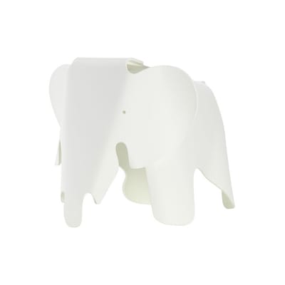 Décoration Eames Elephant (1945) plastique blanc / L 78,5 cm - Vitra