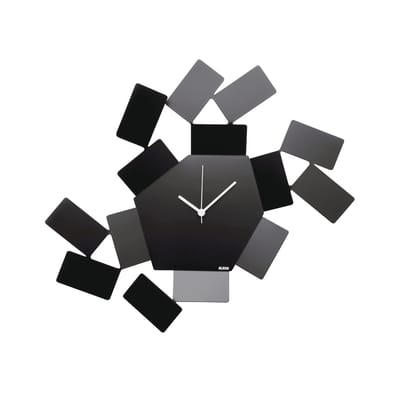 Horloge murale La Stanza dello Scirocco métal noir / L 46 x H 33,5 cm - Alessi