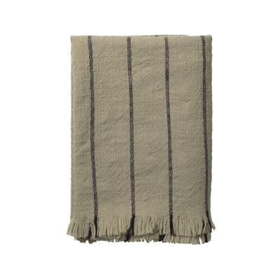 ferm living - plaid plaids en tissu, laine couleur beige 120 x 170 2 cm designer trine andersen made in design
