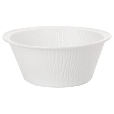 seletti - saladier estetico quotidiano en céramique, porcelaine couleur blanc 31.07 x 11.5 cm designer alessandro zambelli made in design
