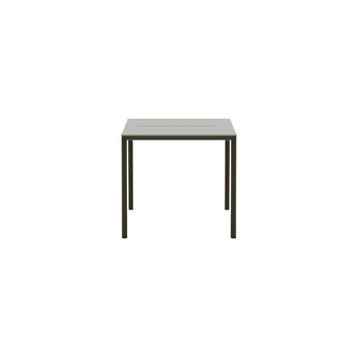 Table carrée May métal vert / 85 x 85 cm - NEW WORKS
