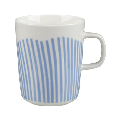 marimekko - mug tasses & mugs en céramique, grès couleur bleu 8 x 9.5 cm designer erja hirvi made in design