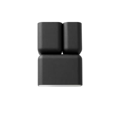 Applique Tabata LN10 métal noir / Fonte d'aluminium - L 15 x H 21 cm - &tradition