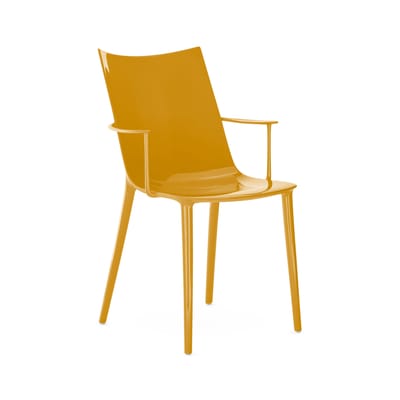 Kartell Yellow - Chair H. H.h - Recycled Thermoplastic Technopolymer - Designer Philippe Starck 47Cm