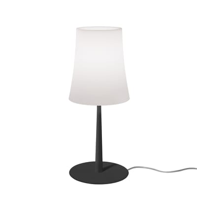 Lampe de table Birdie Easy Small plastique noir / H 43 cm - Foscarini