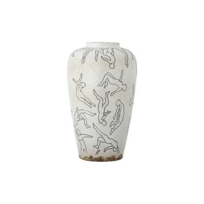 Vase Adah céramique beige / Ø 21 x H 34 cm - Bloomingville