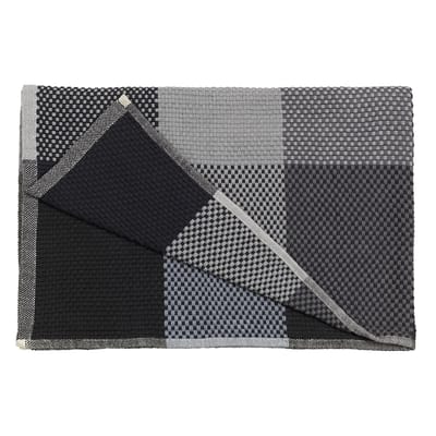 muuto - plaid plaids en tissu, coton couleur noir 18.17 x cm designer simon key bertman made in design