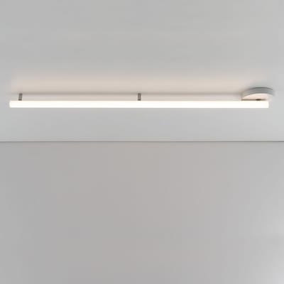 Applique Alphabet of light Linear plastique blanc / LED - L 240 cm / Bluetooth - Artemide