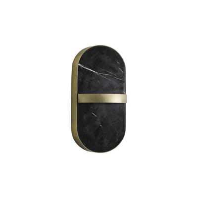 Applique Torin pierre noir / Marbre - L 18 x H 35 cm - ENOstudio