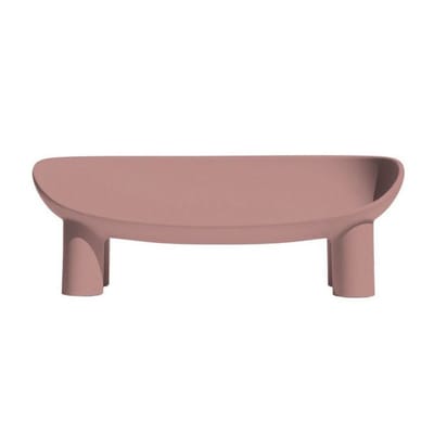 Canapé de jardin 2 places Roly Poly plastique rose / L 175 cm - Faye Toogood, 2018 - Driade
