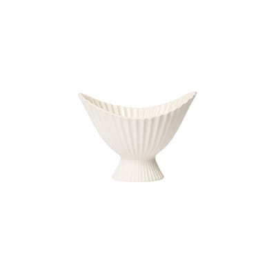 Coupe Fountain Small céramique blanc / 19 x 15 x H 13 cm - Ferm Living