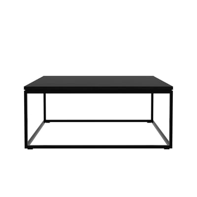 Table basse Thin bois noir / Chêne massif - 70 x 70 cm - Ethnicraft