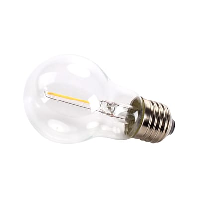 Ampoule LED E27 verre transparent à filaments / 0,5W - Pour guirlande Bella Vista CLEAR - Seletti