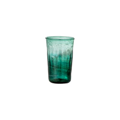 bloomingville - verre verres & carafes en verre, recyclé couleur vert 7 x 11 cm made in design