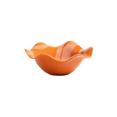 Coupe Liquid céramique orange / Ø 23 x H 9 cm - & klevering