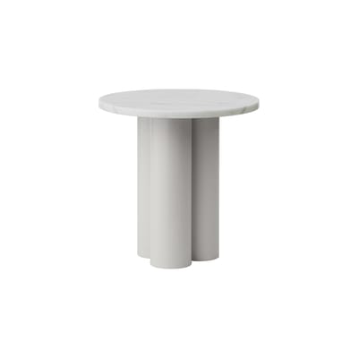Table d'appoint Dit pierre blanc / Marbre - Ø 40 x H 40 cm - Normann Copenhagen
