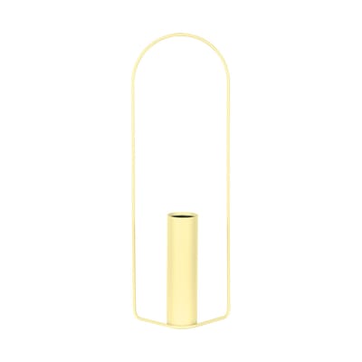Vase Itac métal jaune / Cylindrique - L 26 x H 76 cm - Fermob