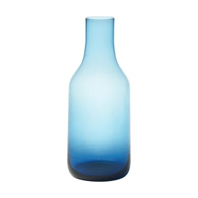 Carafe Bottiglia verre bleu / Vase - H 27 cm - Bitossi Home