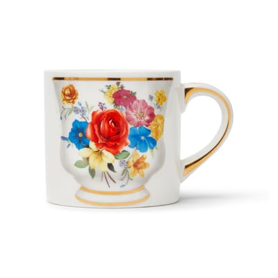 pols potten - mug granny en céramique, porcelaine émaillée couleur multicolore 10 x 14.42 7 cm designer uncle orange made in design