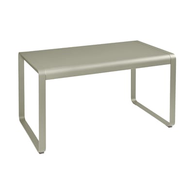 Table rectangulaire Bellevie métal beige / 140 x 80 cm - 4 personnes - Fermob