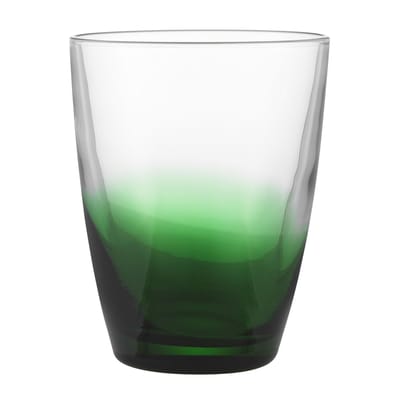 normann copenhagen - verre verres en verre, soufflé bouche couleur vert 8.5 x 11 cm designer design studio made in