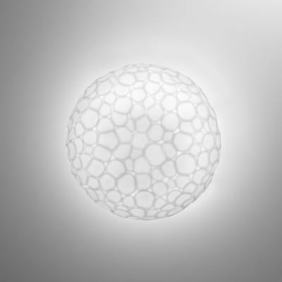 Applique Meteorite LED verre blanc / Plafonnier - Ø 15 cm - Artemide