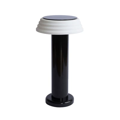 Lampe sans fil rechargeable Shades - PL1 LED plastique noir blanc multicolore / Ø 13 x H 24 cm - SOW