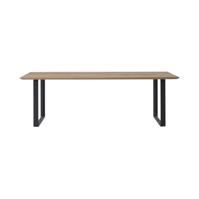 Table rectangulaire 70/70 OUTDOOR bois naturel / 225 x 90 cm - Muuto