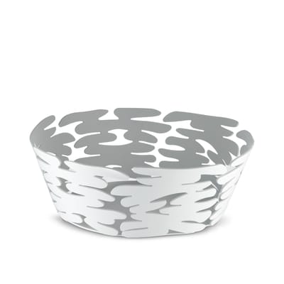 Corbeille Barket métal blanc / Ø 18 cm - Alessi