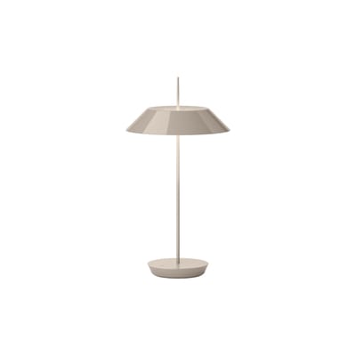 Lampe sans fil rechargeable Mayfair MINI LED plastique beige / H 38 cm - Vibia