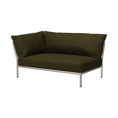 Canapé modulable Tissu Design Confort Vert Promotion